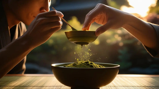 Preparation de matcha