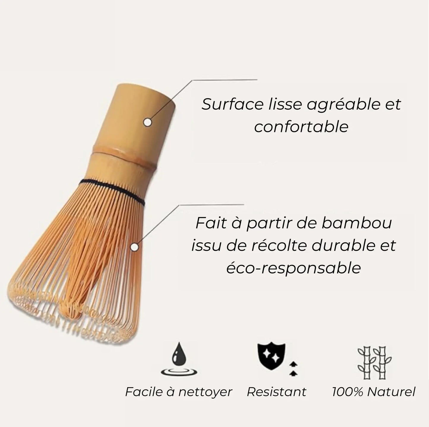 Fouet à Matcha Vital Green