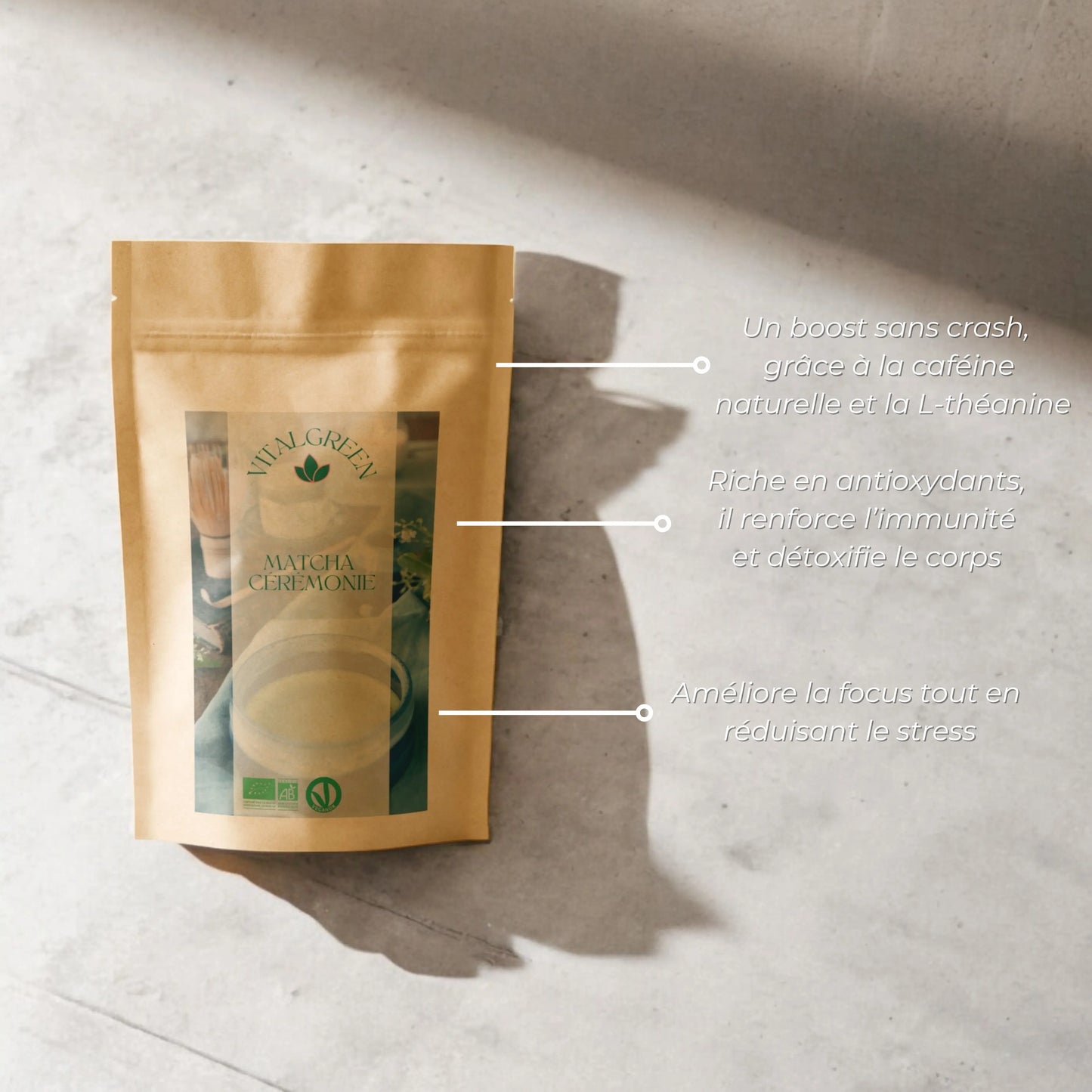 Matcha Cérémonie Vital Green