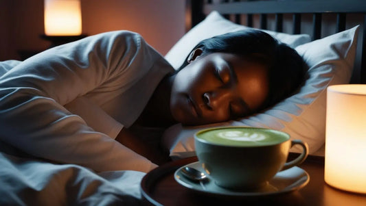 Personne qui dort après avoir bu un matcha