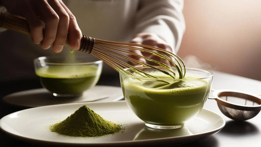Préparation d'un matcha